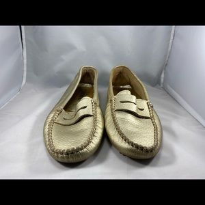 Gold Driving Shoe